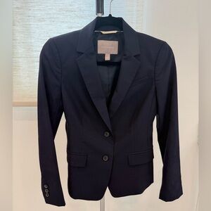 Banana Republic Women's Dark Navy Wool Blazer 00P